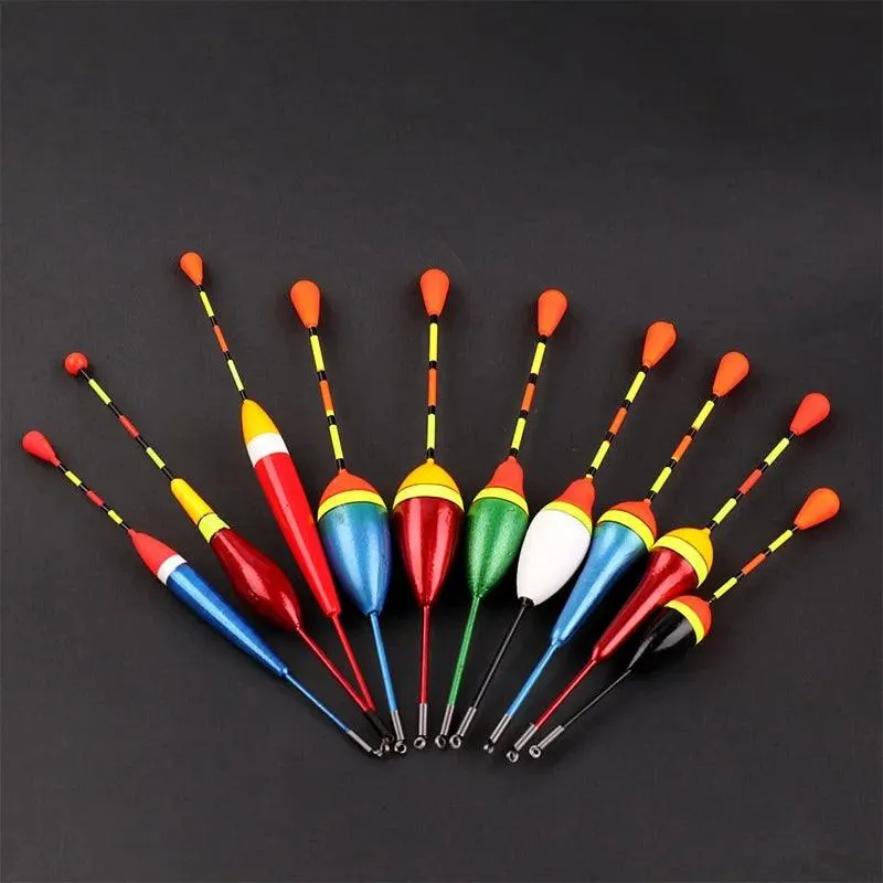 10-Piece Ocean Rock Fishing Float Set by