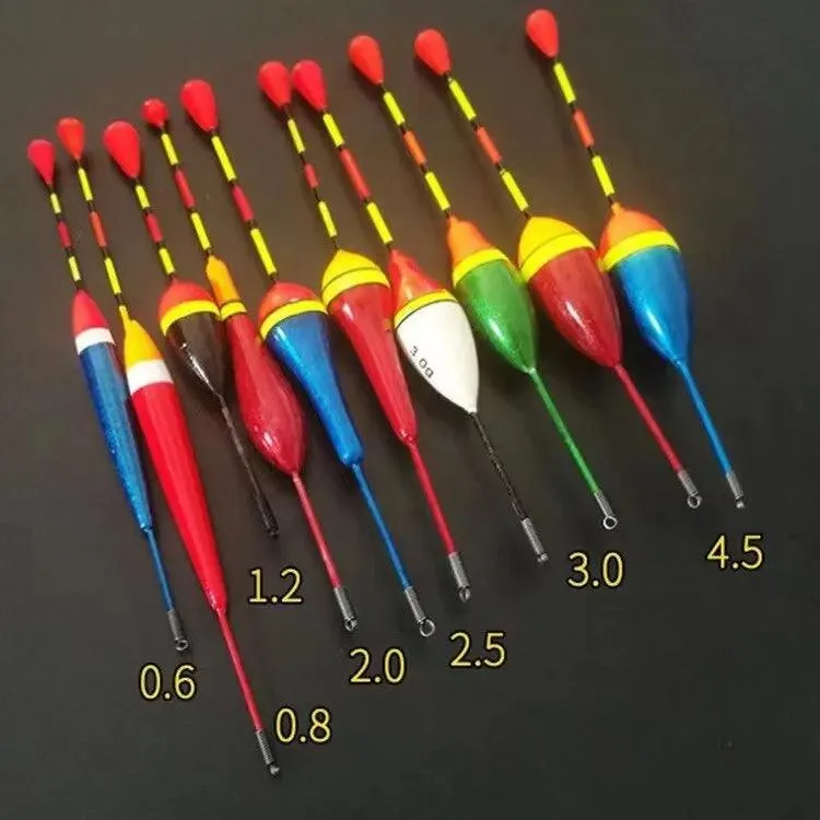 10-Piece Ocean Rock Fishing Float Set by