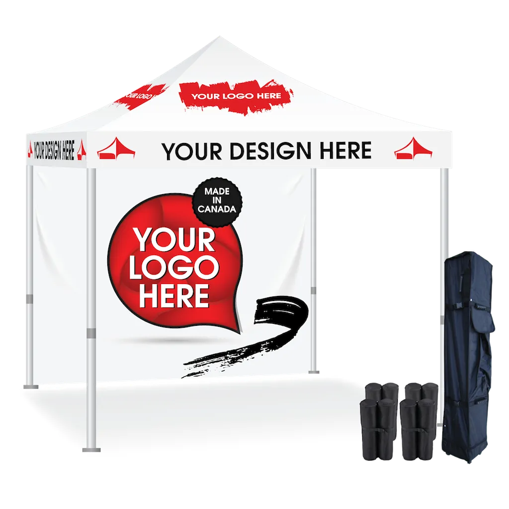 10x10 Custom Printed Canopy Tent Package #2