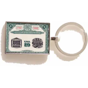 1992 NEW YORK STOCK EXCHANGE POSTAGE STAMP KEY RING