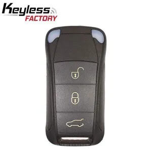 2000-2004 Porsche Cayenne / 4-Button Flip Key / KR55WK45032 / 315 MHz (AFTERMARKET)