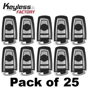 25 x 2009-2014 BMW 3 / 5 / 7 Series / 4-Button Smart Key / CAS 4  / FEM / EWS5 / 315 MHz (AFTERMARKET) (Bundle of 25)