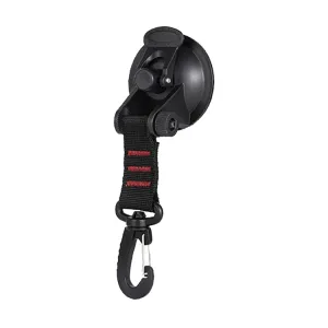 3 PCS Car Tent Suction Cup Home Users Outside Travel Portable Suction Cup Hook Round Carabiner(Red)