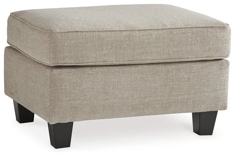 Abney Ottoman - Compact and Comfortable