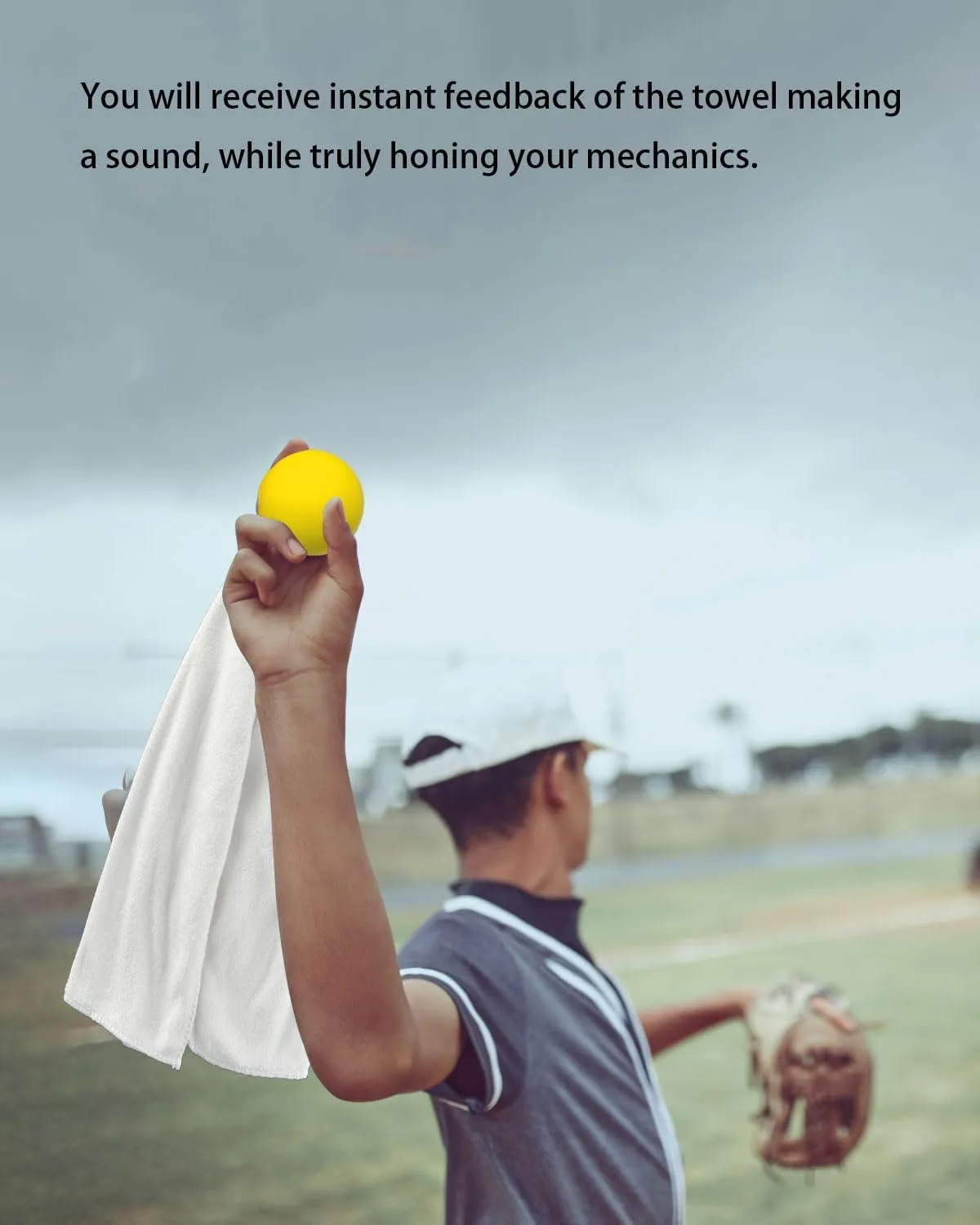 Baseball&Softball Pitching Towel Trainer for Fastball, Changeup, Curveball Precision and Power, Portable Versatile Drill Tool for Consistent Form and Performance Improvement