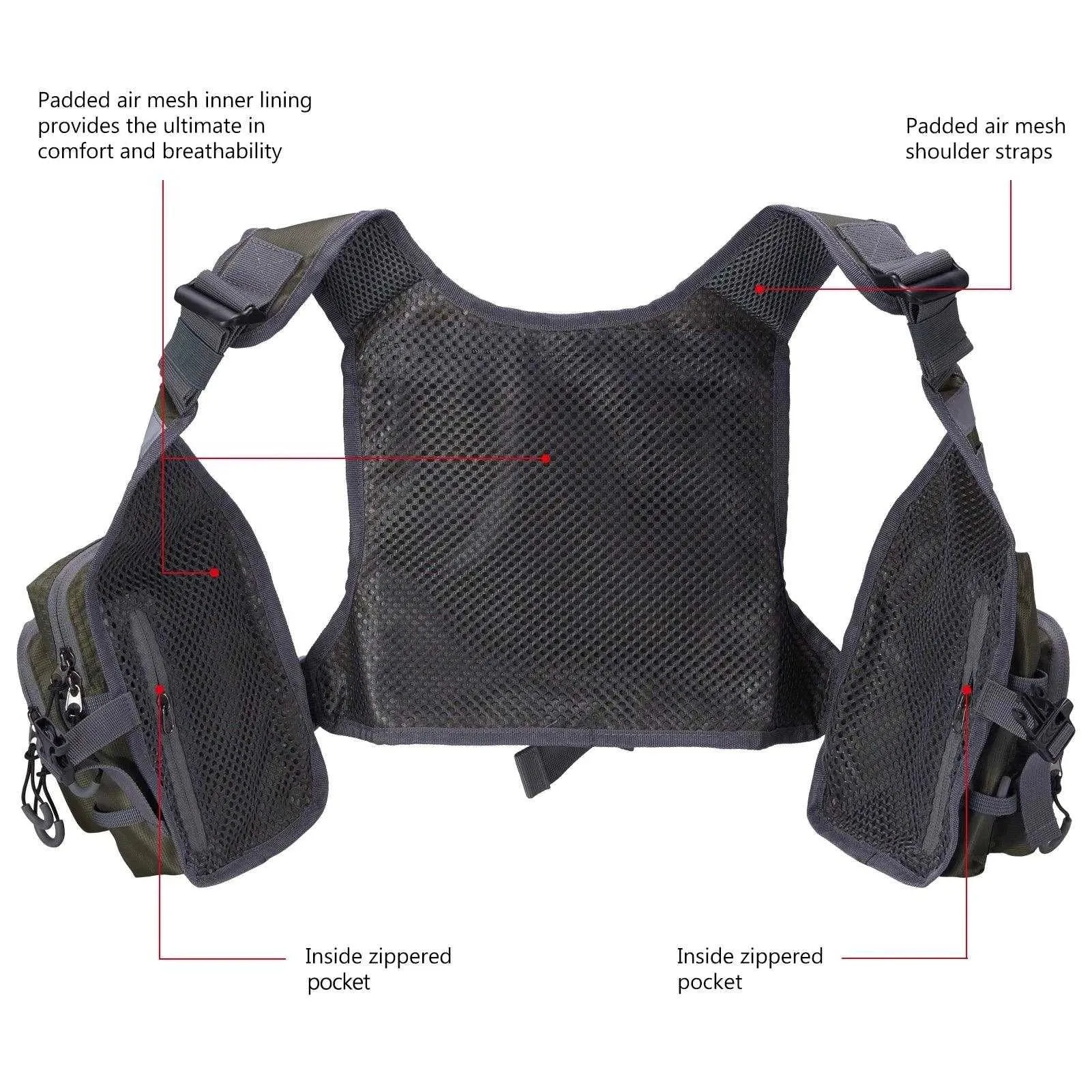 BassDash FV08 Chest Pack Vest
