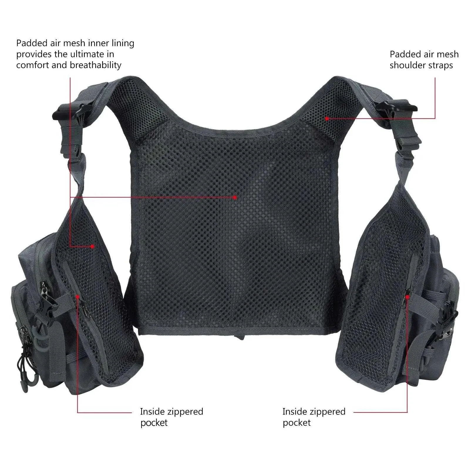 BassDash FV08 Chest Pack Vest