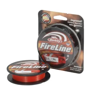 Berkley Fireline braided superline 50lb 0.32mm 270m spool colour red