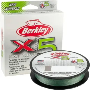 Berkley X5 Braid Tresse 15lb (6.8KG) 328yd (300M) Low-Vis Green