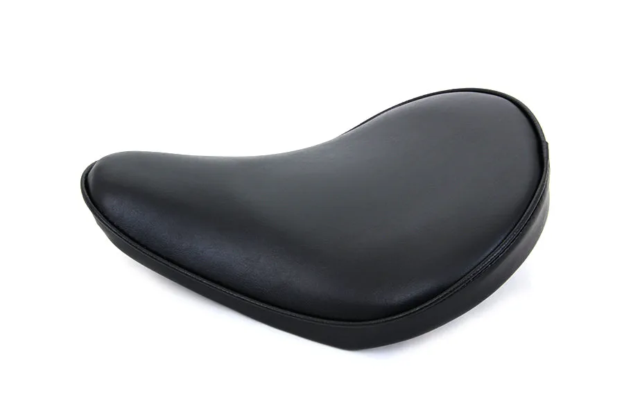Black Smooth Vinyl Solo Seat for Choppers and Bobbers