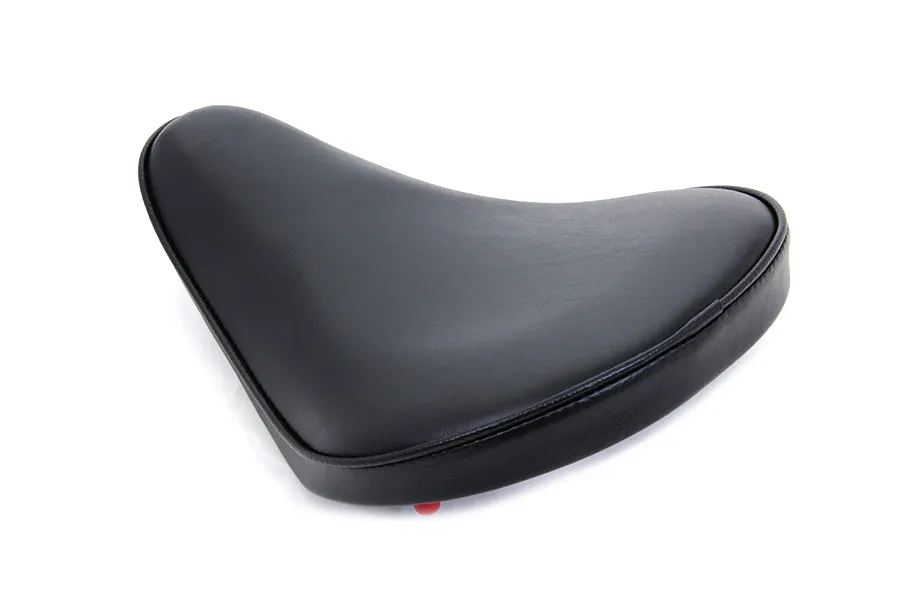 Black Smooth Vinyl Solo Seat for Choppers and Bobbers
