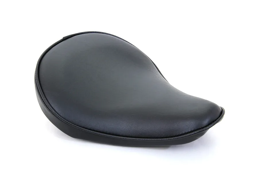 Black Smooth Vinyl Solo Seat for Choppers and Bobbers