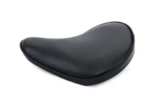 Black Smooth Vinyl Solo Seat for Choppers and Bobbers
