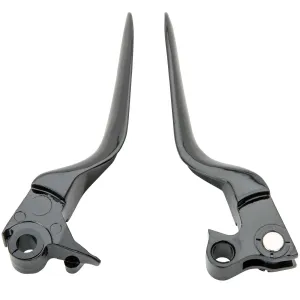Blade Levers - Black - 1996 - 2003 Harley Davidson Sportsters and 1996 - 2017 Dyna / Softail / Touring Models