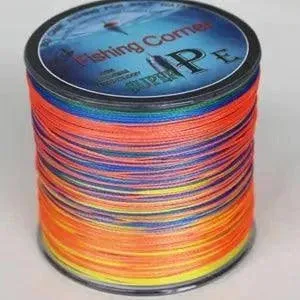 Braided fishing line 500m 4Strands Multi Color Super Strong Japan Multifilament PE braid line 10 20 30 40 60 80 100LB