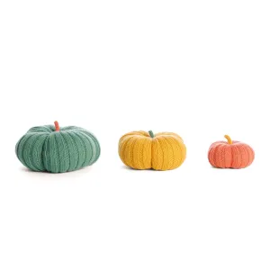 Caron Knit Pumpkin Center Piece