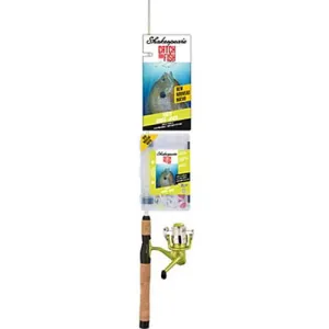 Catch More Fishing Combo - Youth Spinning Combo, 5' Length, 2 Piece, Medium-Light Power