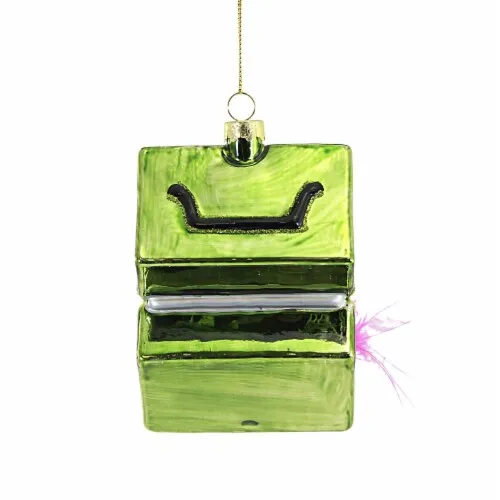 Cody Foster Fishing Tackle Box Glass Ornament