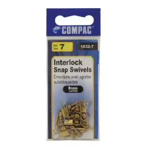 Compac Barrel Swivels with Interlock Snaps