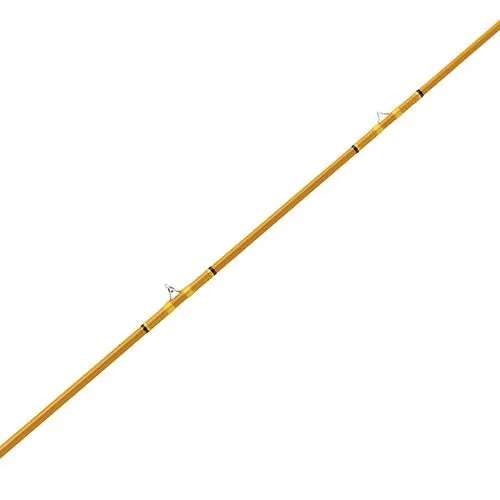 Crafted Glass Fly Rod - 8'6" Length, 2 Piece, Honey Gold Glass,  Medium