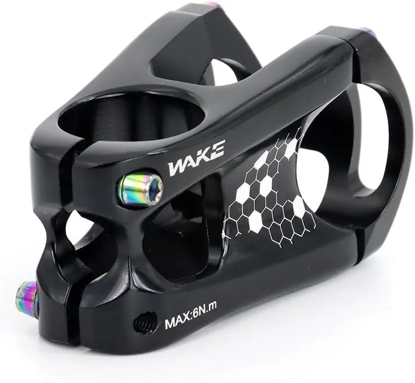 CYSKY MTB Stem 31.8 50mm Bike Stem CNC Aluminum Alloy 31.8 Handlebar Clamp Stem for Mountain Bike, Road Bike, Downhill, BMX, Gravel, Ebike