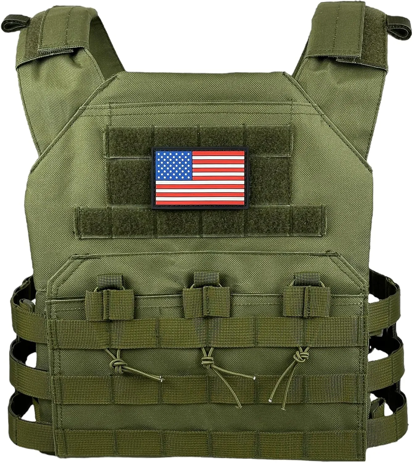 Eagle Sky Tactical Vest ES-2, Light Weight, Tough 500D Nylon, Universal Adjustable Size S-XXL, Breathable 3D Mesh Liner