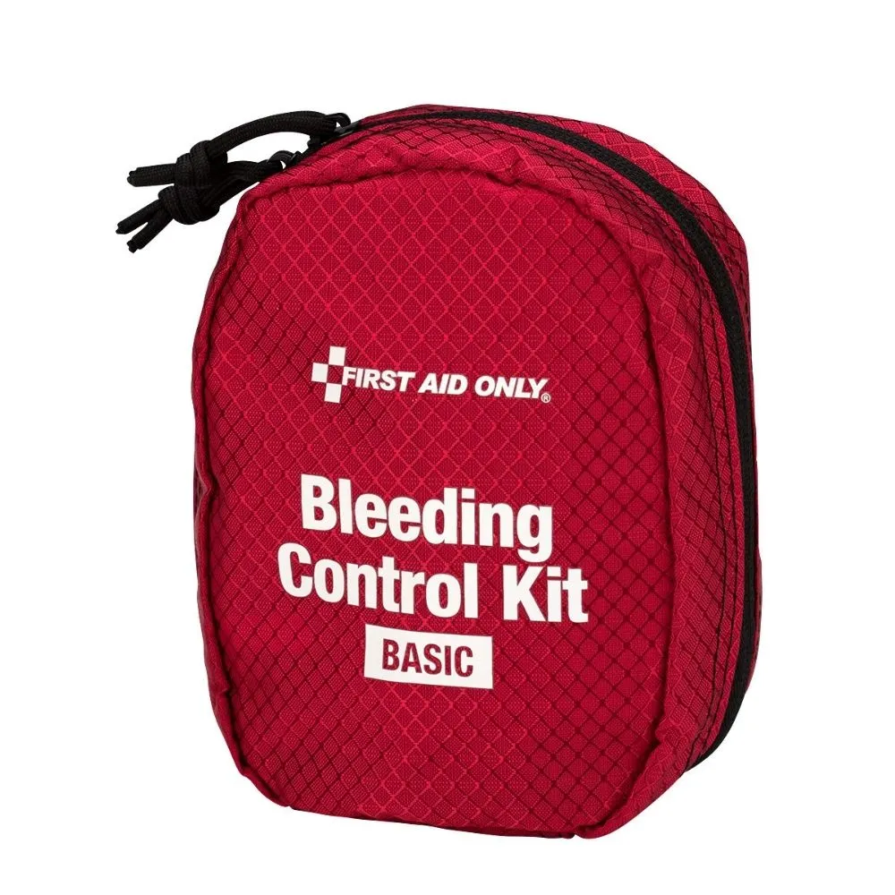 First Aid Only 91061 Bleeding Control Kit - Basic, Fabric Case