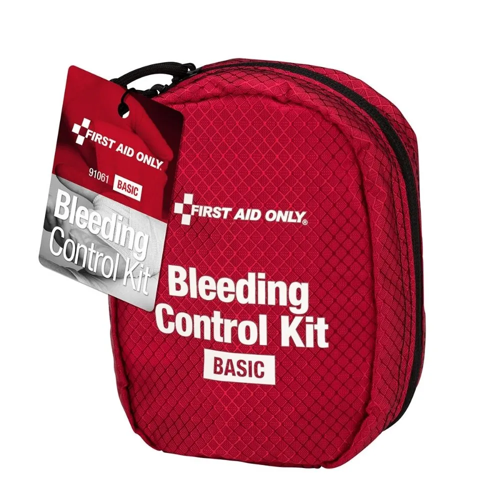 First Aid Only 91061 Bleeding Control Kit - Basic, Fabric Case