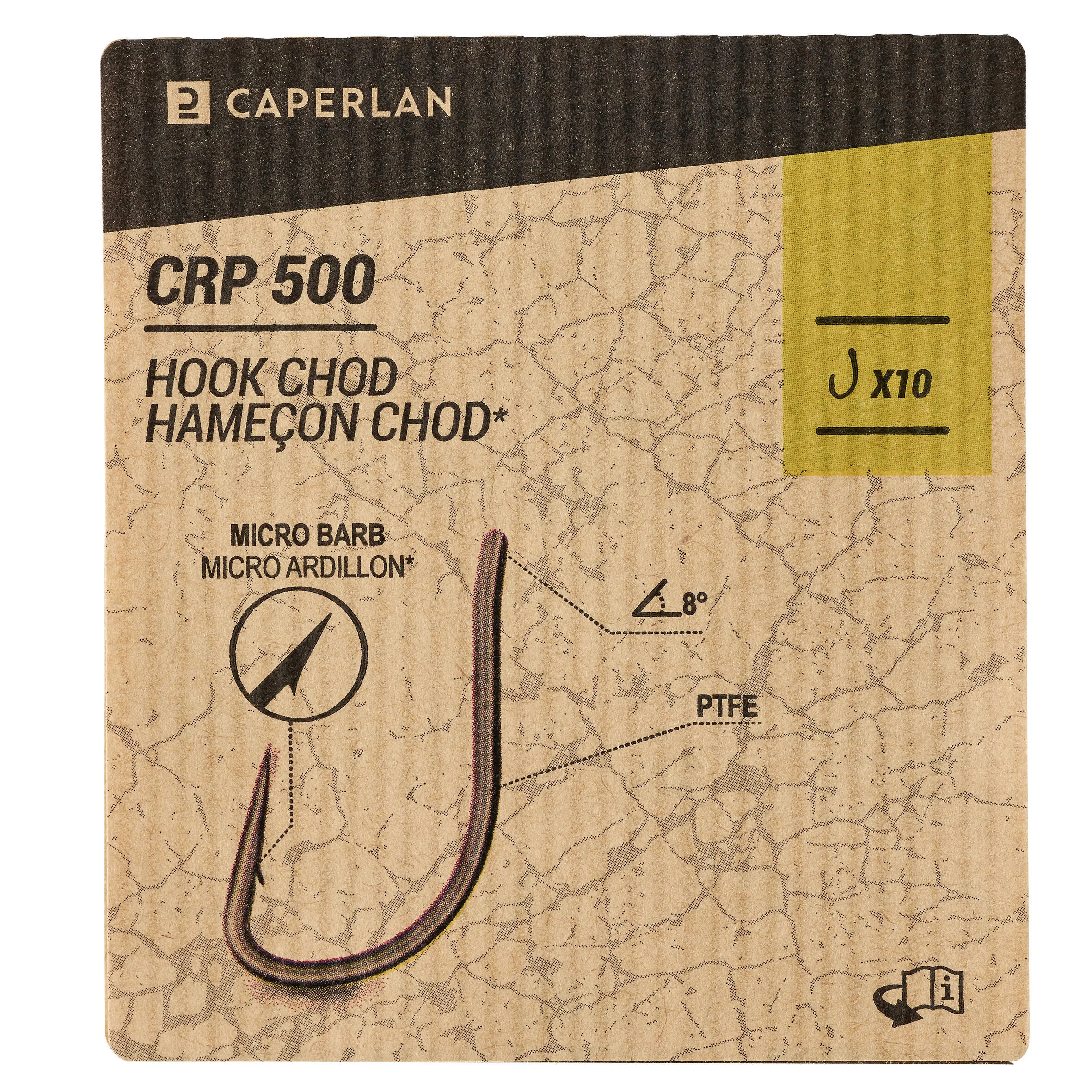 Fishing hook 500 long shank CAPERLAN