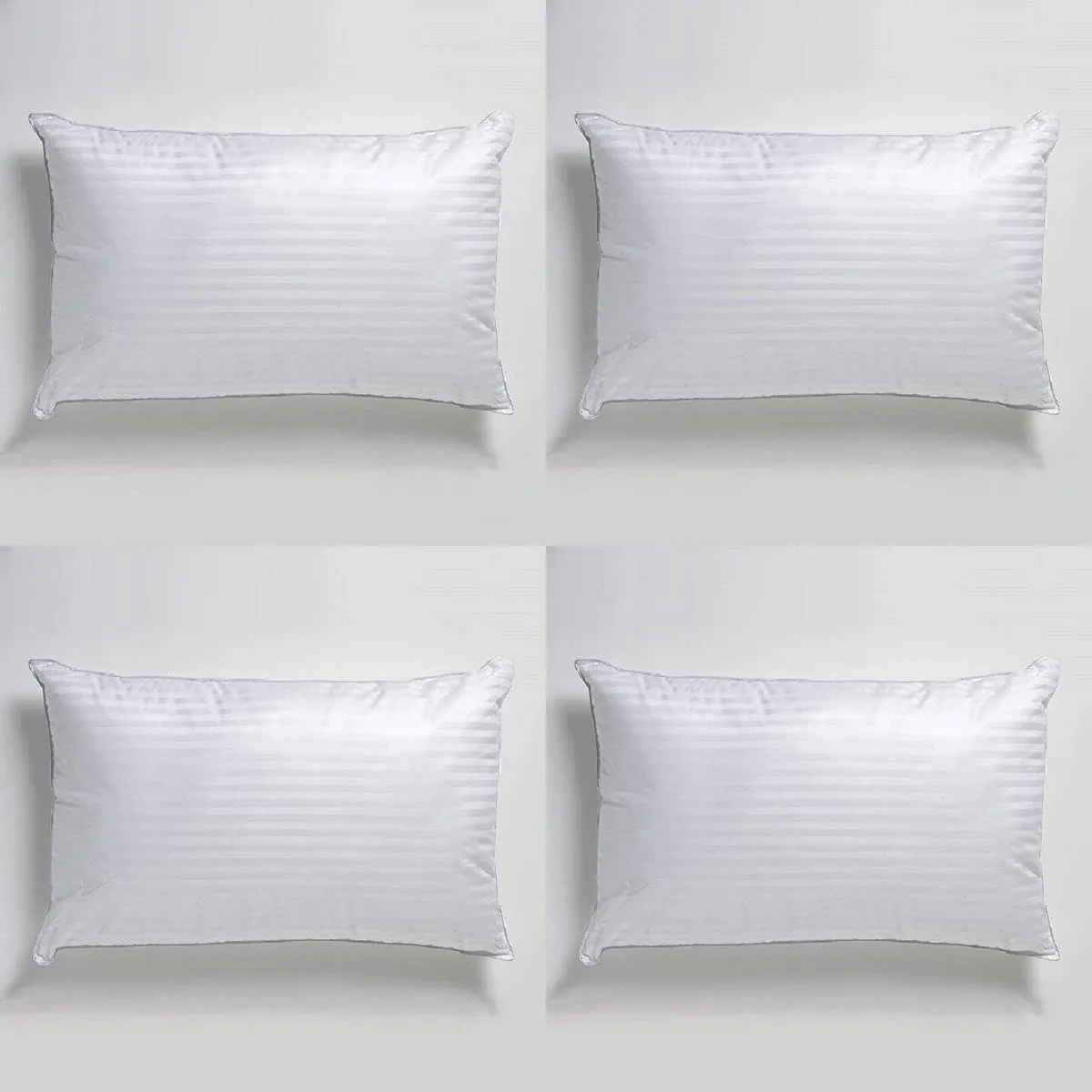 Habitat rectangular 20x36 Inches cushion, Set of 4, Bed Conway Pillows for Sleeping King Size Pillow, Hollow conjugated Pillow Home & Hotel Collection Fluffy Soft Pillows - White