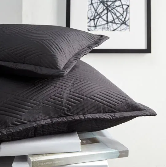 Halifax Black Decorator Cushion 30 x 50cm by Davinci