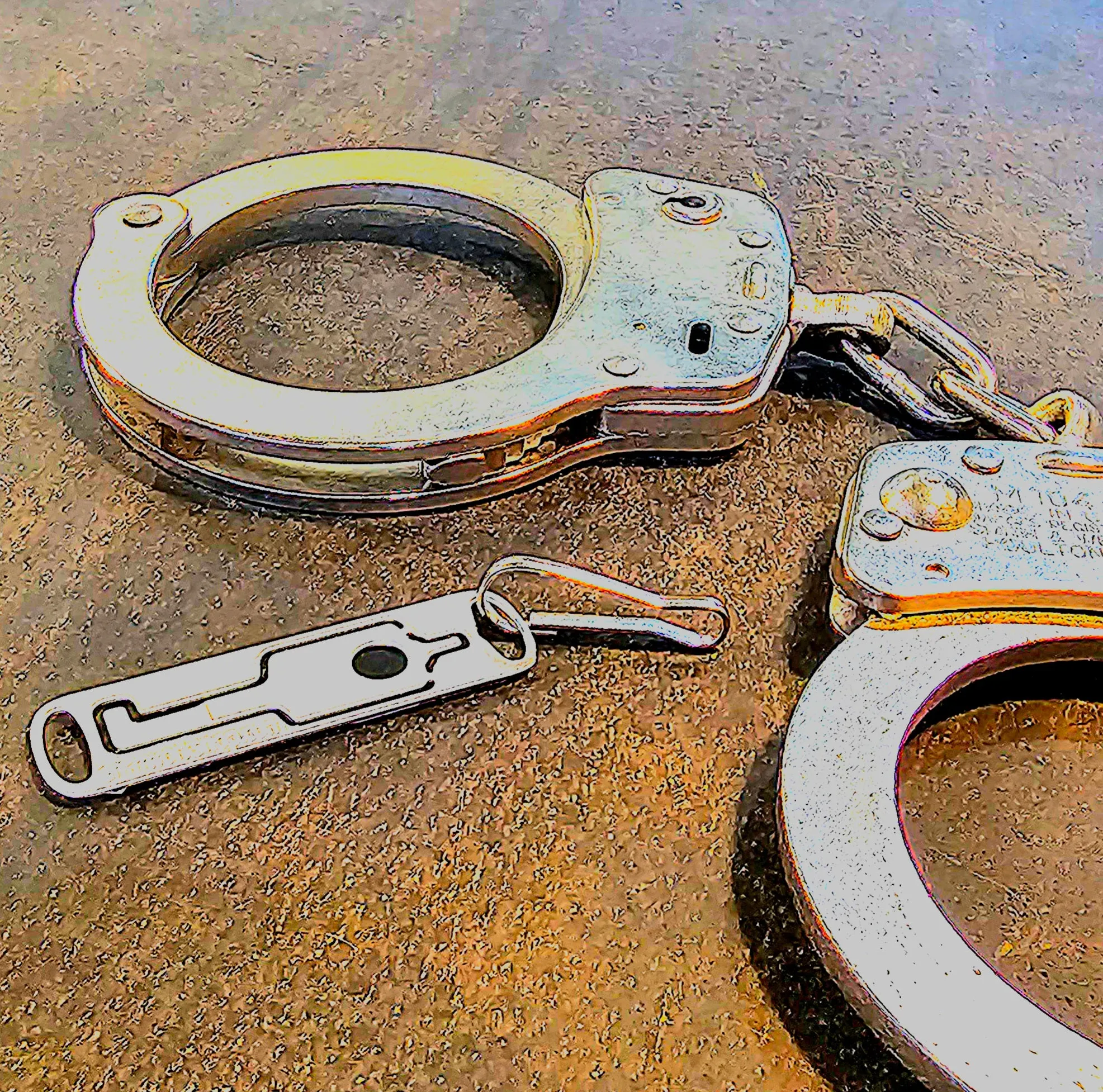 Handcuff Key Micro Tool: Easily Hidden Handcuff Key