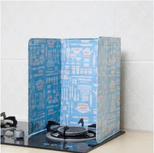 Importikaah Printing Gas Stove Aluminum Foil Oil Baffle Plate: Kitchen Cooking Oil Separator with Thermal Baffle