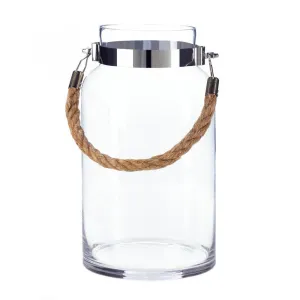 Large Hanging Glass Hurricane