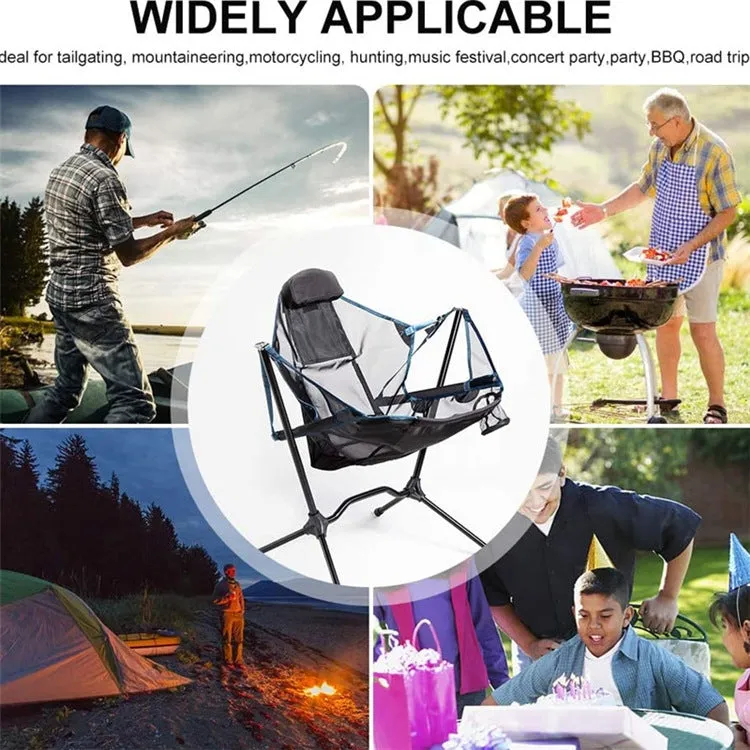 LT32004 Outdoor Portable Folding Rocking Chair(Green)