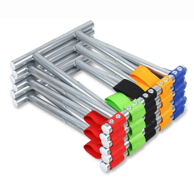 Metal Tube Outdoor Folding Chair Fishing Stool Camping Portable Stool Medium (25.5cm) Random Color