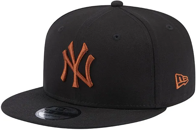 New Era Accessories League Essential 9Fifty NY Yankee Black Toasted Peanut