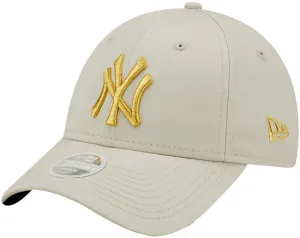 New Era Accessories Metallic Logo 9Forty NY Yankees Stone Metallic Gold