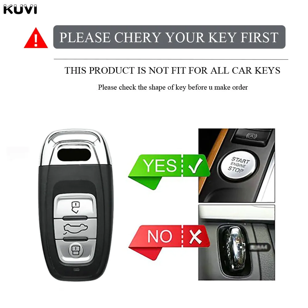 New TPU 6D Plating Car Remote Smart Key Cover Case Shell For A1 A3 A4 A5 A6 A7 A8 Quattro Q3 Q5 Q7 2009-2015 Accessories