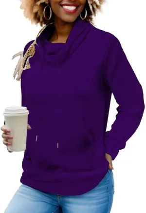 Nimsruc Sweatshirt For Women Casual Long Sleeve Pullover
