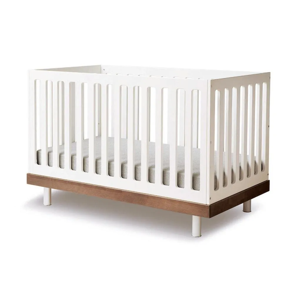 Oeuf NYC - Classic Cot Bed in White and Walnut
