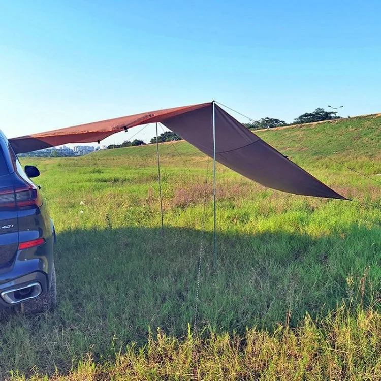 Outdoor Picnic Camping Tent On The Side Of The Car Vehicle Rain-proof Sunshade Canopy 300x150cm(Khaki)