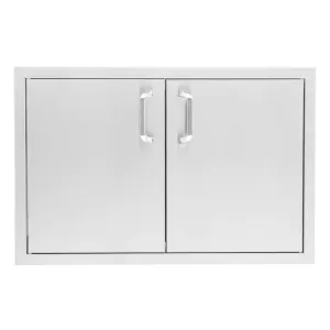 PCM 260 Series 32" Stainless Steel Sealed Dry Storage Pantry With Shelf