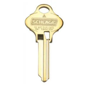 Schlage 35-007-C123 Emergency Key Blank, "Do Not Duplicate", Embossed, C123 Keyway