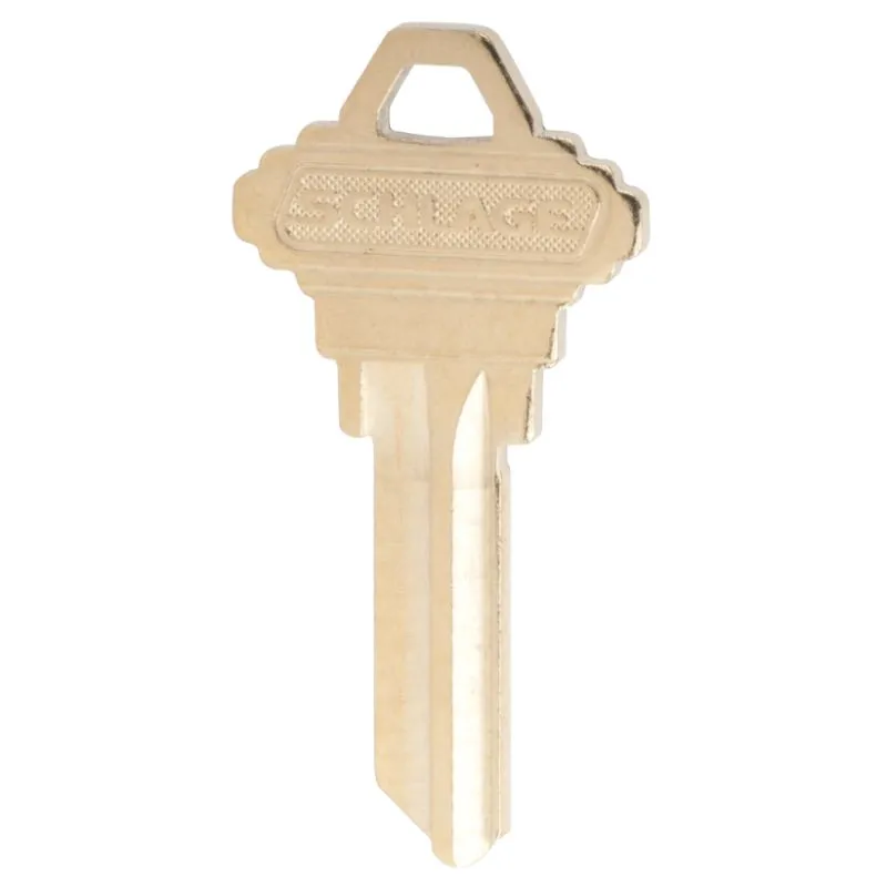 Schlage 35-100-J Key Blank, Standard Bow, Embossed Both Sides, J Keyway