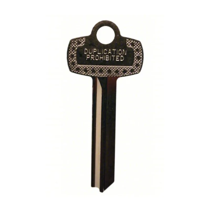 Schlage 35-310-AB Emergency Key Blank, Embossed Both Sides, AB Keyway
