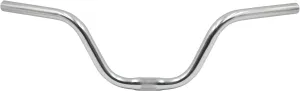 SENQI Mountain Bike Road Bike Handlebar Vintage Style Riser Bar Aluminum Alloy (25.4MM x 560MM,580MM,600MM, Silver)