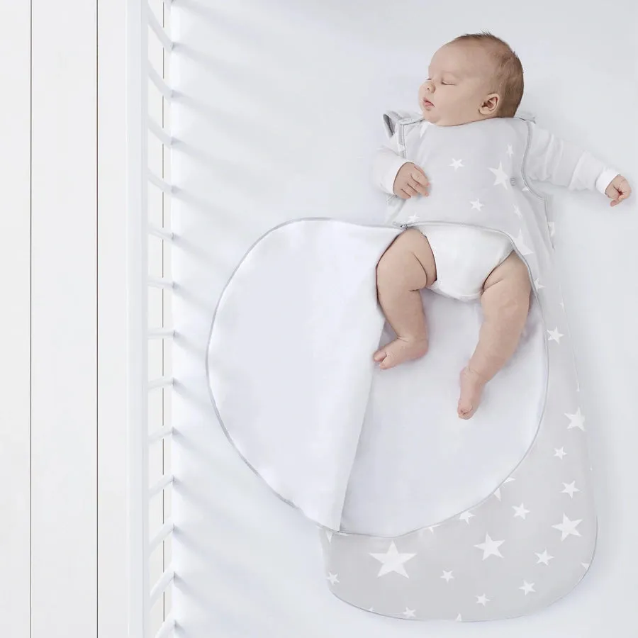 SnuzPouch Sleeping Bag, 2.5 Tog - White Star, 0-6M