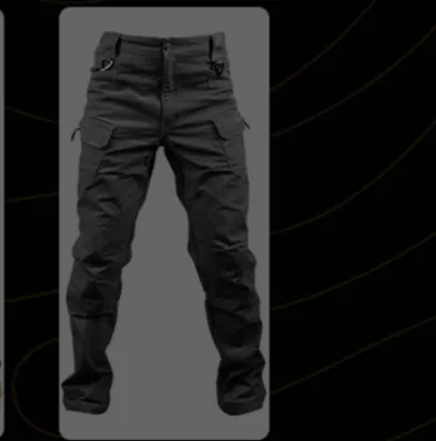 Spring and Autumn IX7 tactical trousers men's self-cultivation 9 special forces army fan pants outdoor overalls multi-pocket straight training pants