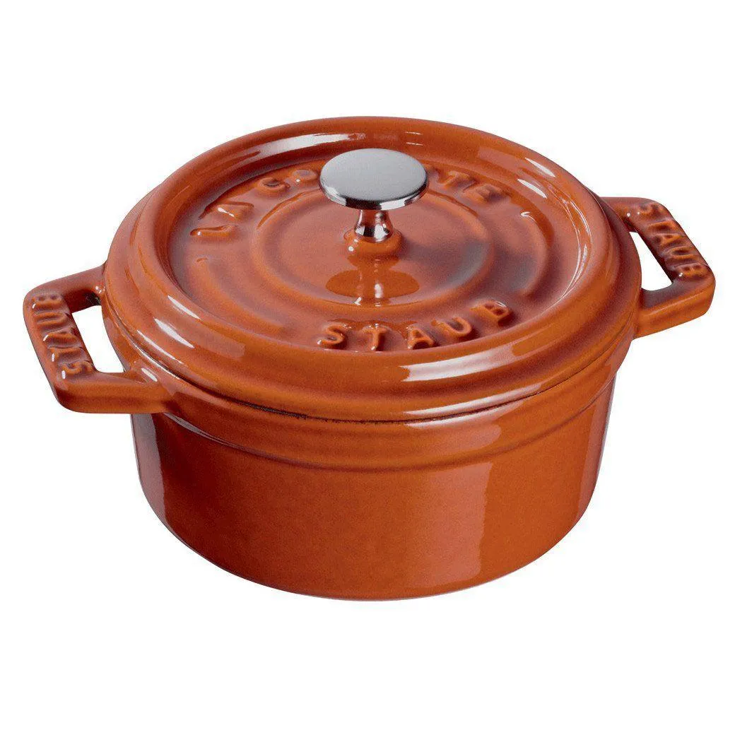 Staub Cast Iron 0.25-qt Mini Round Cocotte